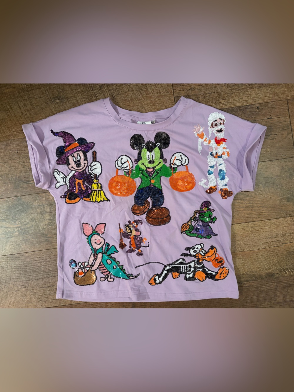 Ellory Kate Halloween Sequin shirt